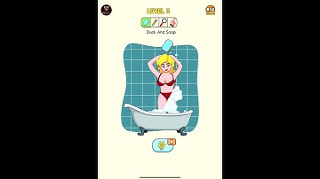 Delete Puzzle Erase Her: Duck And Soap Gameplay #Shorts