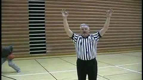 Signaling a 3 Point Shot in Basketball