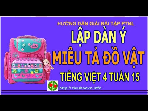 Video Bài tập Phát triển năng lực Tiếng Việt 4 Tuần 15 | Lập... - youtube