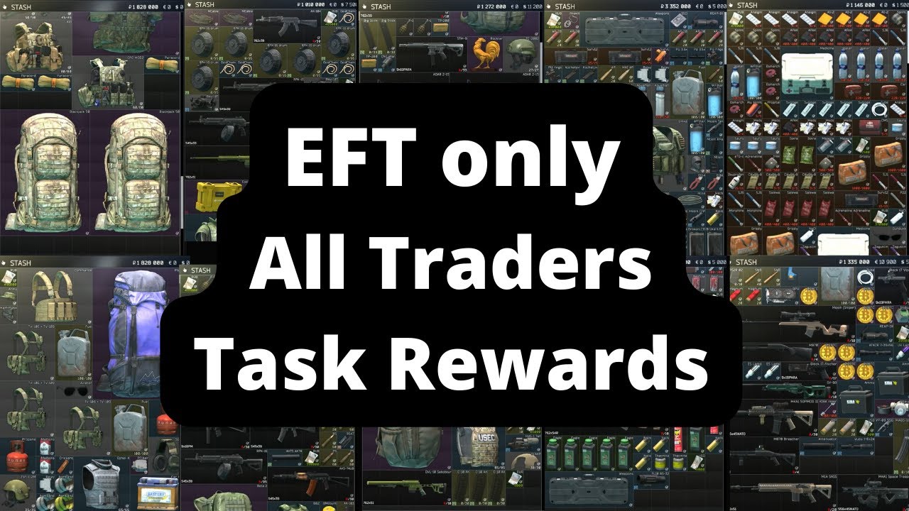 Escape From Tarkov All Traders Task Rewards Youtube Escape From Tarkov All Traders Task Rewards Youtube