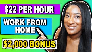 [$2000 BONUS] $20-$22/HR WEEK ONLINE JOBS! NO EXPERIENCE! screenshot 4