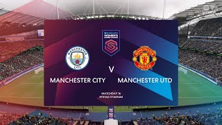 EA FC 24 Simulation - Manchester City V Manchester United - Women's Super League