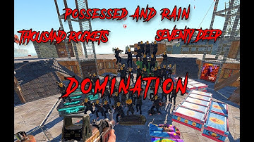 1K ROCKET RAID ON AFFNITY MAIN -  PO x RAIN vs FREAKS  - Rust Main Scene