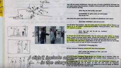 Michael Haneke on Storyboarding CODE UNKNOWN