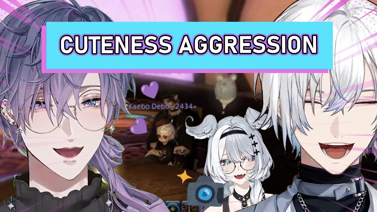 Uki's reaction when Kaelix sat on their laps: