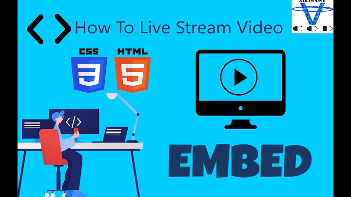 How To Live Stream Video From Link | Embed Tag Html5 | All In One Code