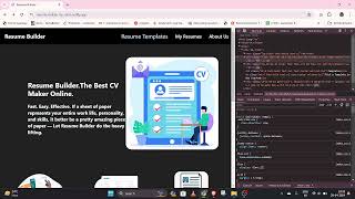 Module 3 Front-End Development Resume Builder Project