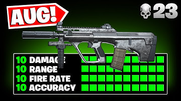 HOW TO MAKE THE "AUG" OVERPOWERED! BEST AUG CLASS SETUP! 23 KILL GAMEPLAY! (MODERN WARFARE WARZONE)