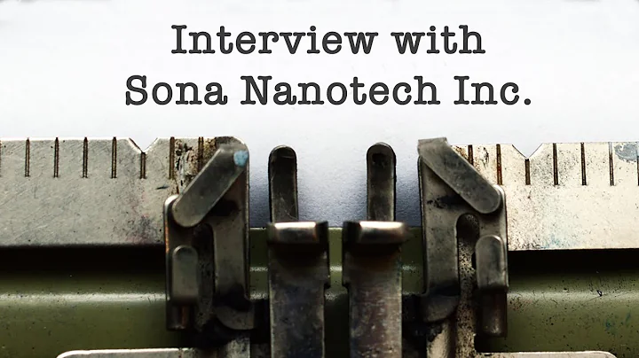 Jack Lifton interviews David Regan on Sona Nanotec...