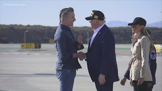 Trump meets with Newsom to tour Los Angeles wildfire damage