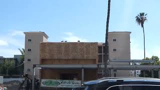 Demolished Arbys Raising Cane's Construction Sunset Blvd Los Angeles California April 2, 2026