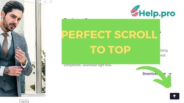 Creating The Perfect "scroll to top" element in Groovepages | Groove.cm Tutorial