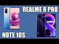 realme 8 Pro vs Xiaomi Redmi Note 10S. Какой телефон лучше? Полное сравнение бюджетников.