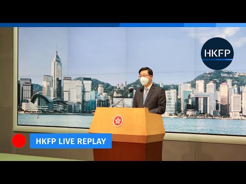 HKFP_Live: Hong Kong Chief Executive John Lee meets the press [English interpretation]
