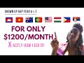 X-actly How I Travel Full-Time On $1200 Per Month | Grown Up Gap Year A to Z