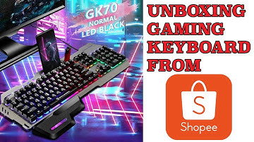 Gaming Keyboard GK70 RGB from Shopee