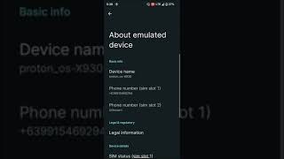 ProtonOS Android 12 Phh GSI Boot in Flare S8 screenshot 5