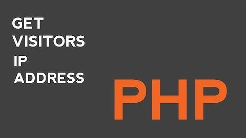 Get Visitors IP Addresses With Timestamps Using PHP
