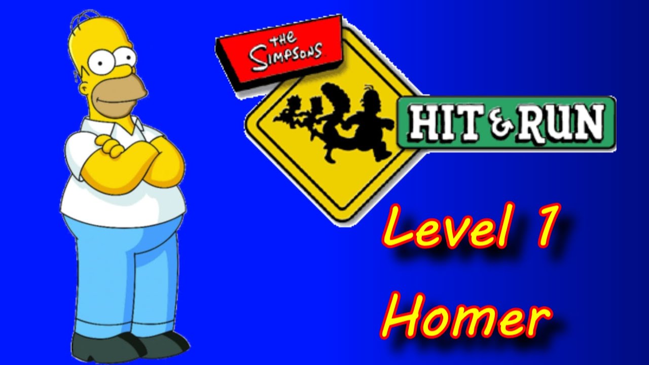 PS2 - Let's Play The Simpsons Hit and Run: Level 1 (Homer) 100% ...