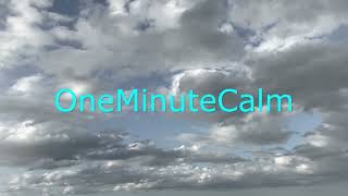 Mindful Minute Meditation | Calming Clouds 11 with One Minute Calm