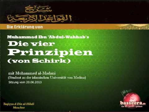 Muhammed al-Madani - Die vier Prinzipien von Schirk (1. & 2. Prinzip)