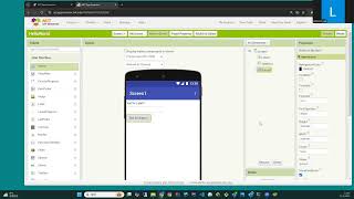 App Inventor Basic : Lesson 01 - HelloWorld