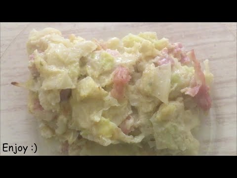 Cabbage and Bacon recipe.