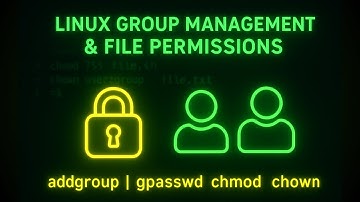 Linux Group Management & File Permissions | addgroup, gpasswd, chmod, chown Commands