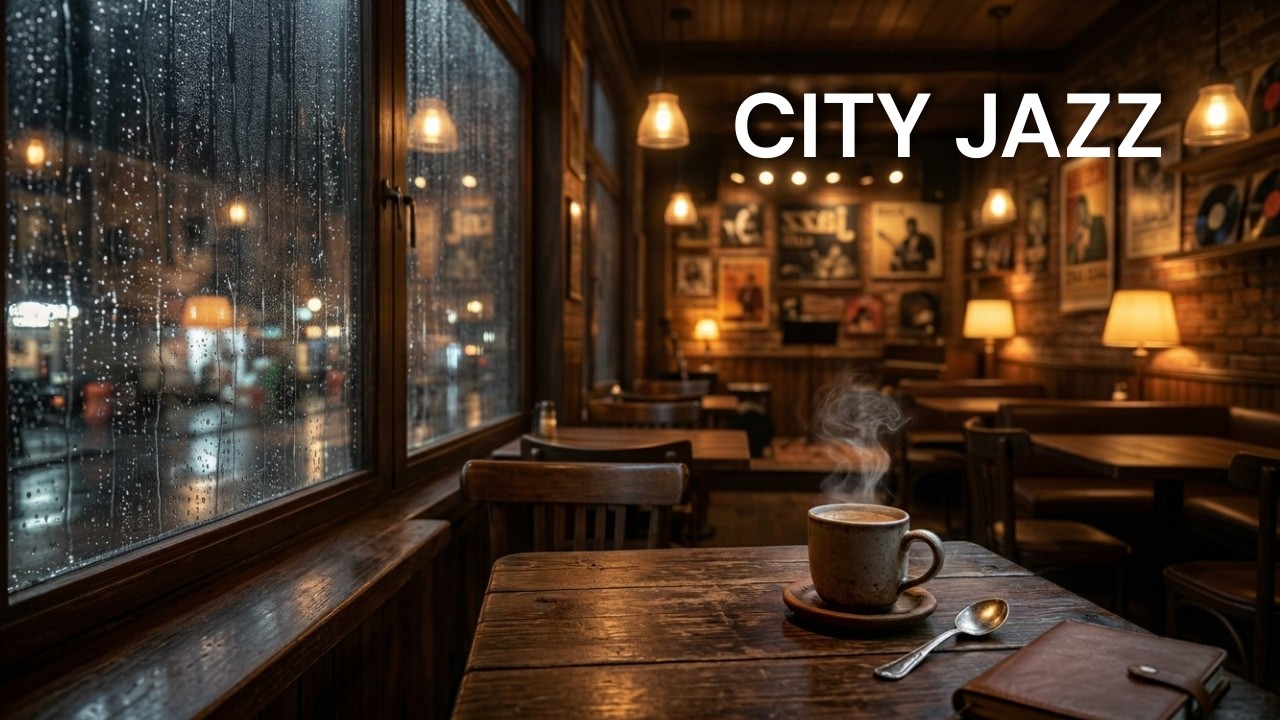 Focus Mode Jazz Café 🎧 Relaxing Smooth Jazz for Work & Study - YouTube