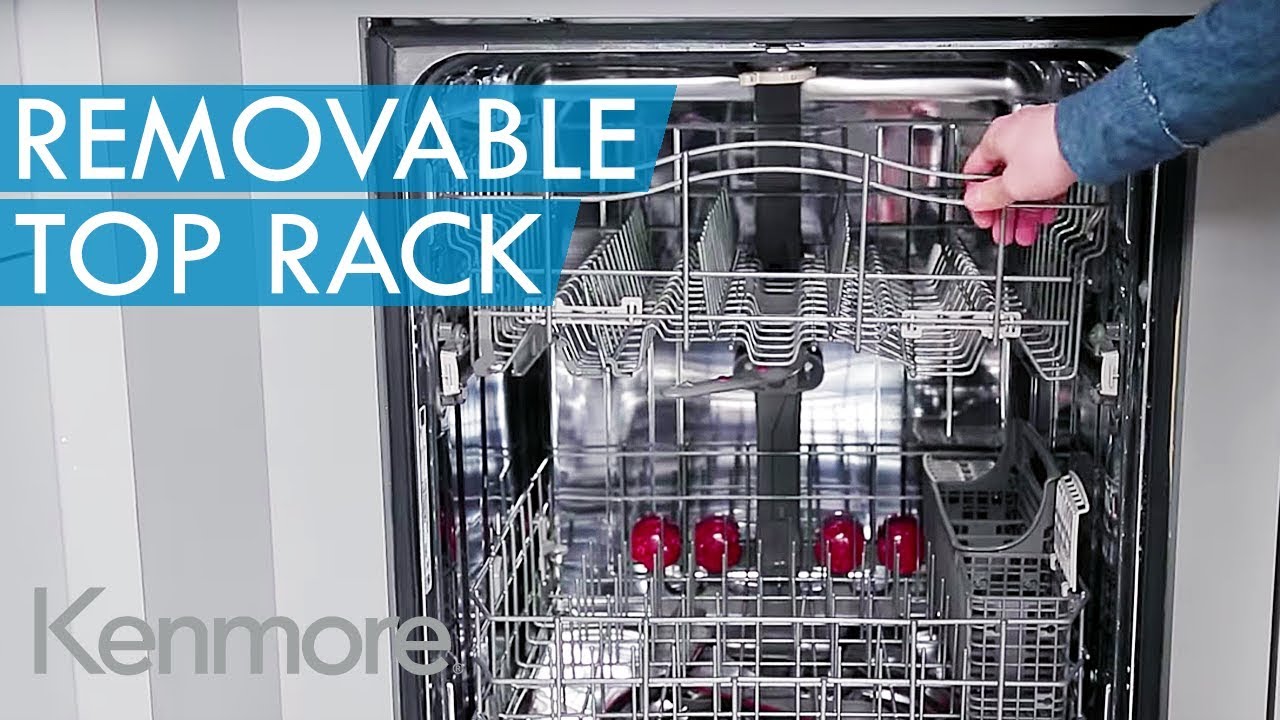 kenmore elite dishwasher top rack not cleaning