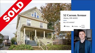 Property Sold: 52 Corson Ave. Akron, OH - Dustin Purtan Real Estate