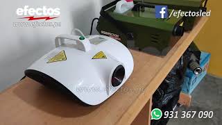 MÁQUINA DE HUMO DESINFECCIÓN 900W HUMO Y DESINFECTANTE ORGÁNICO DESF FOG NEBULIZABLE