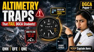 Altimetry Exam Traps That FAIL DGCA Students | QNH vs QNE