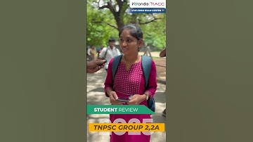 TNPSC GROUP 2,2A STUDENT REVIEW 💯