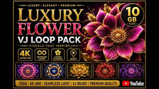 Premium #luxury Vj Loop Pack Flower #background #luxuryvjloop