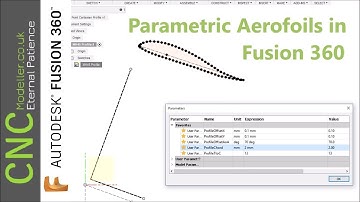 How to create Parametric Aerofoils in Fusion 360
