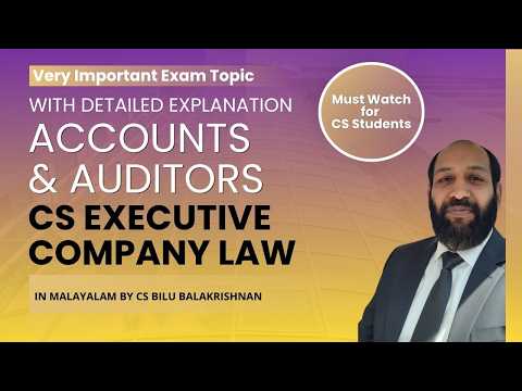 CS Professional — Company Law & Practice, Accounts & Audit recorded class cover