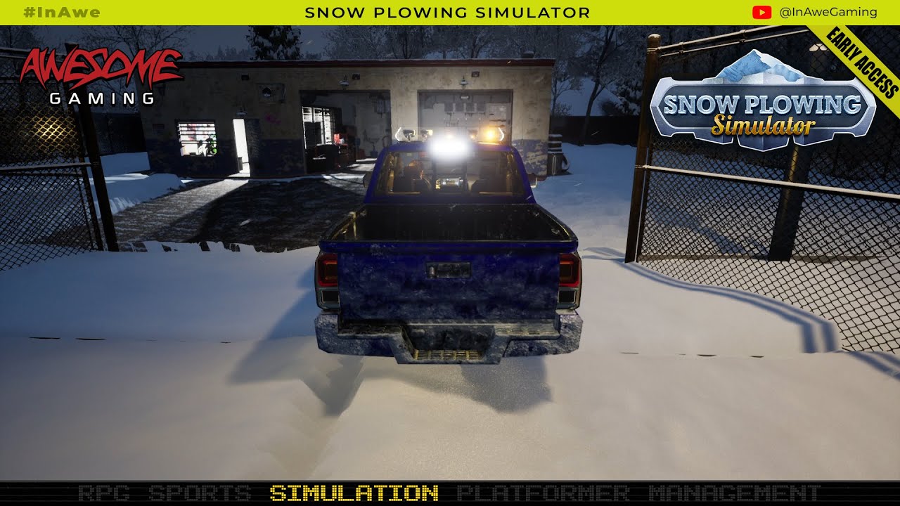 That Name Again is Mr. Plow | Snow Plowing Simulator - YouTube