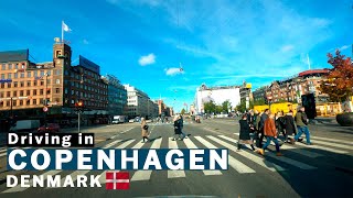 Driving in COPENHAGEN centrum, DENMARK 2022 [ 4k Driving video ]