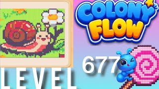 Colony Flow Level 677 (Hard) Walkthrough Solution