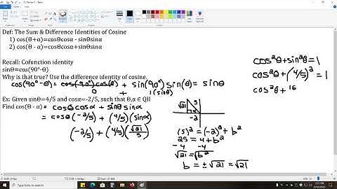 Lecture: Precalculus Ch. 7.2 Part 1 Of 2