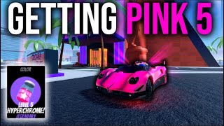 Getting Hyperpink Lvl5 78 Og Shift Roblox Jailbreak