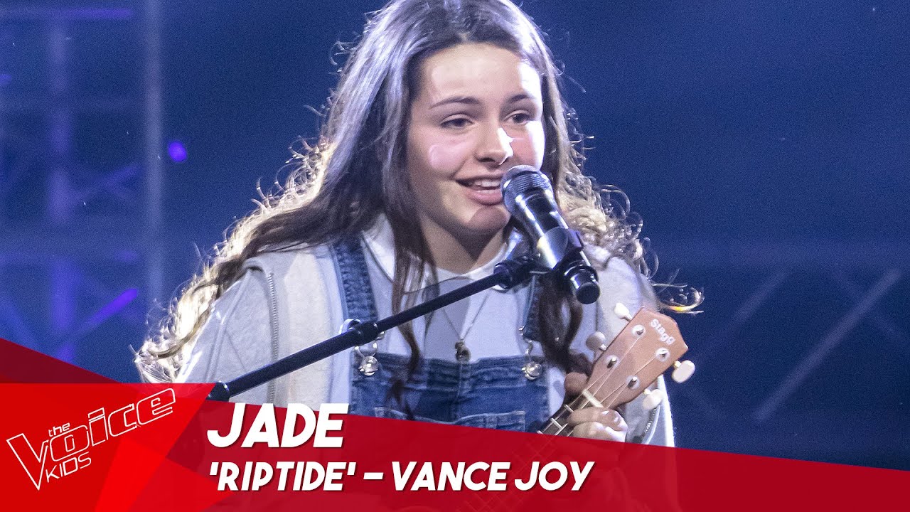 Jade   Riptide  Blind Auditions  The Voice Kids Belgique