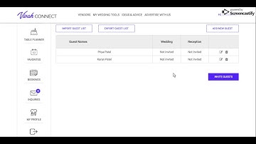 Vivah Connect - Wedding Planning Tool: Guest List & RSVP