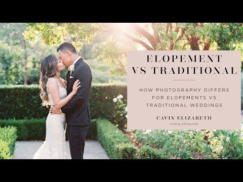 Photography Differences with Elopements and Traditional Weddings