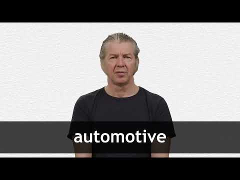 Automotive Pronunciation