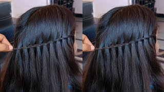 Pretty unique Hairstyle tutorial for girls| Simple daily using Hairstyle for beginners| #hairstyles