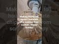 making cookies with Peter