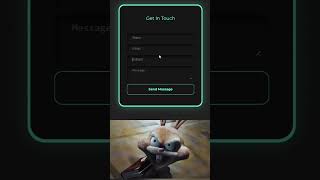 Feedback Page using HTML and CSS #programming #coding #animation #shorts