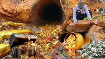 Will we find gold when we dissolve this ore in *acid*gold treasure*crystal*!